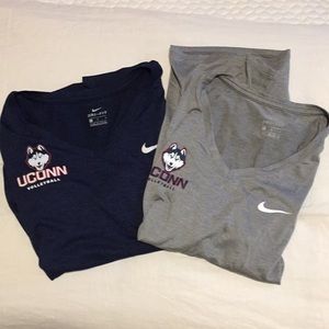 Nike UConn volleyball short sleeves